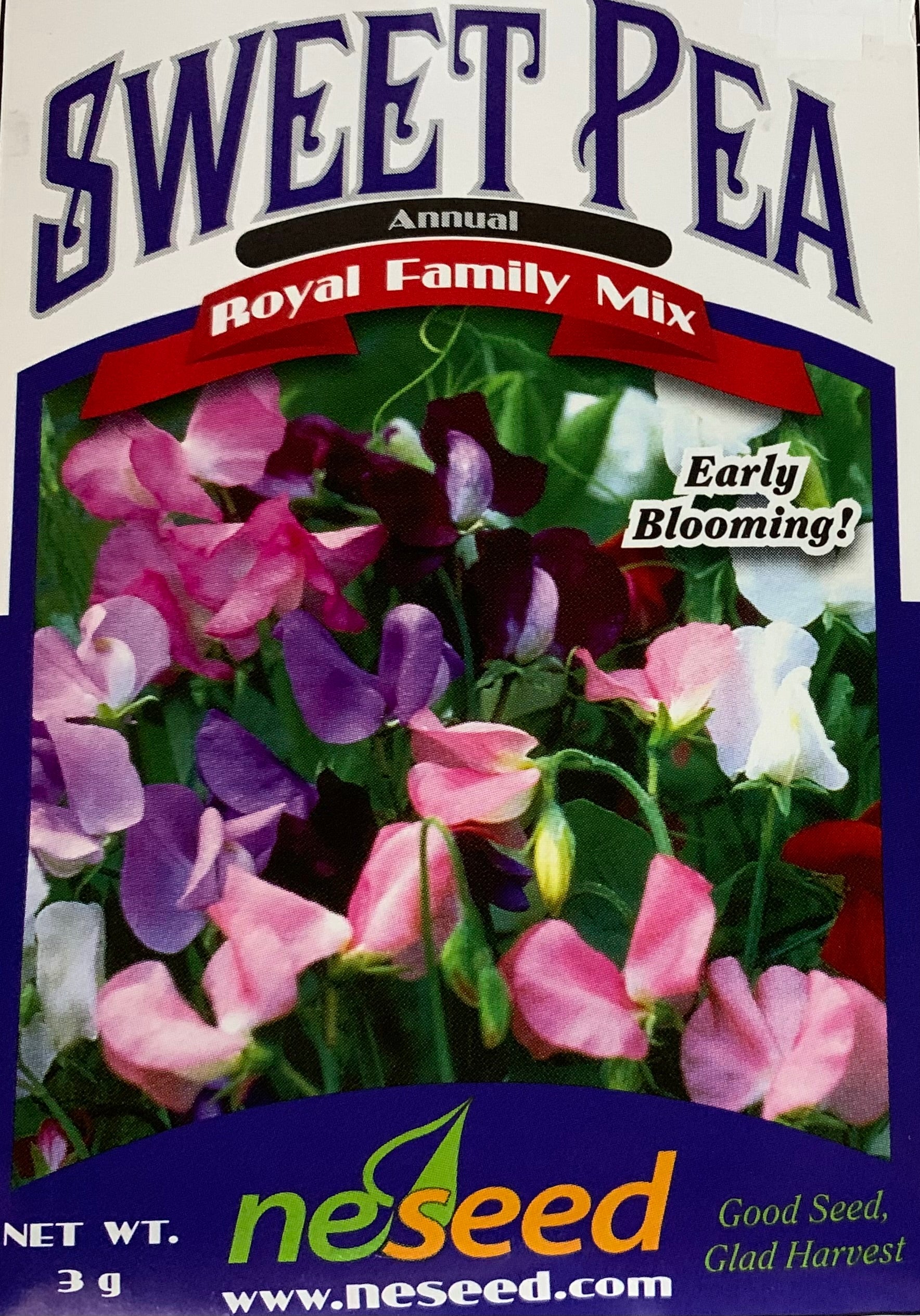 sweetpea flower seeds Royal Family Mix Sweet Pea Seeds – NE SEED