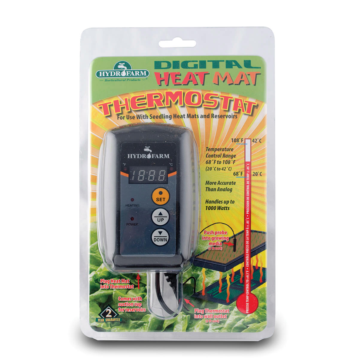Hydrofarm Digital Heat Mat Thermostat